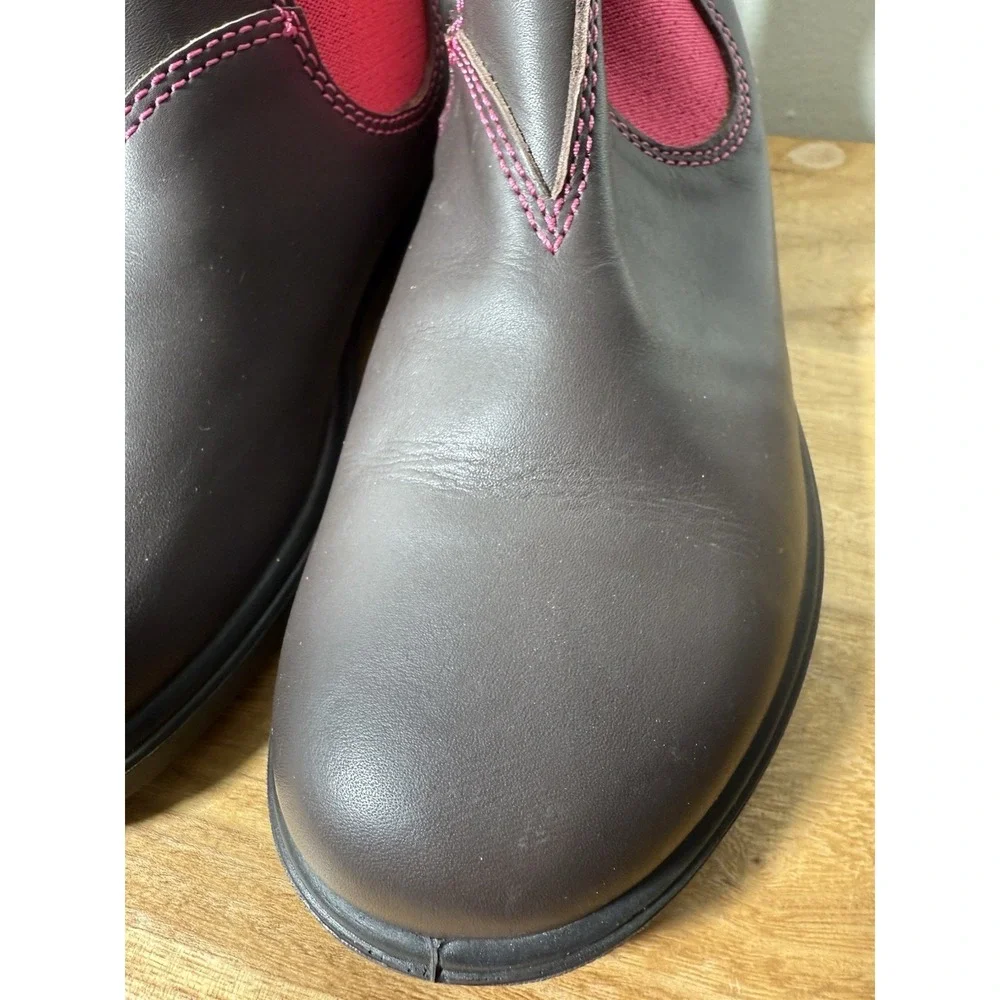 Blundstone 1410 Boots Big Kids US 4 Leather Pull-On‎ Chelsea AU 3 Black Pink